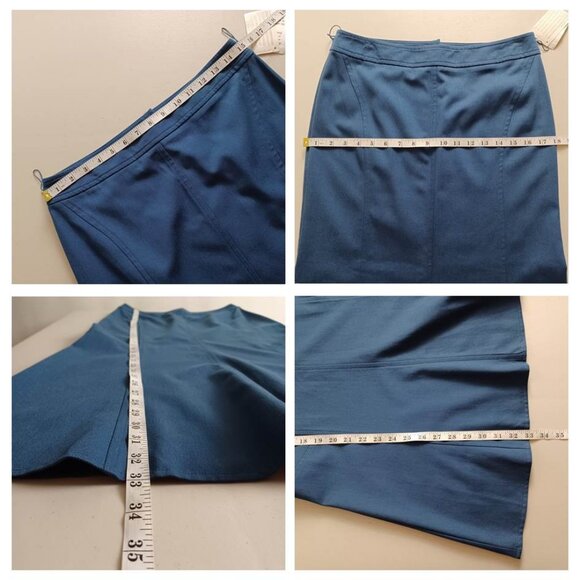 Cleo Blue Skirt Blazer Suit Set - Picture 15 of 16